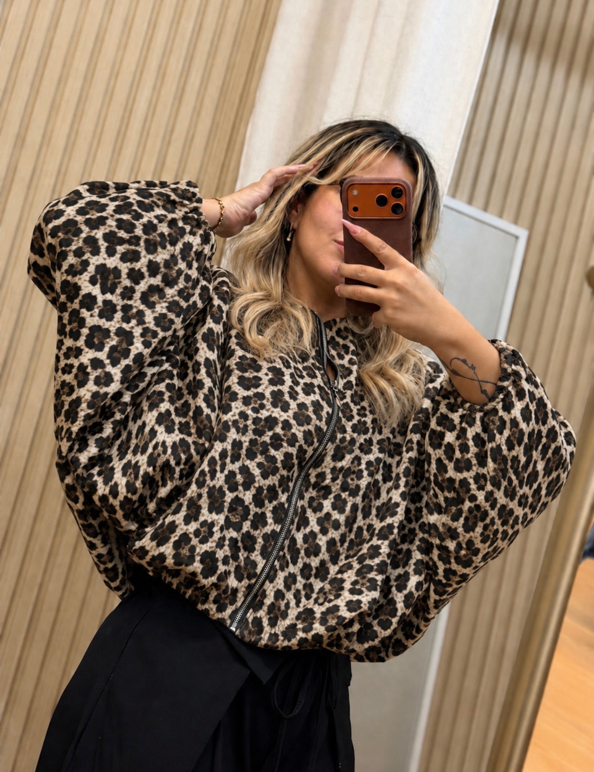 BOMBER ANIMAL PRINT