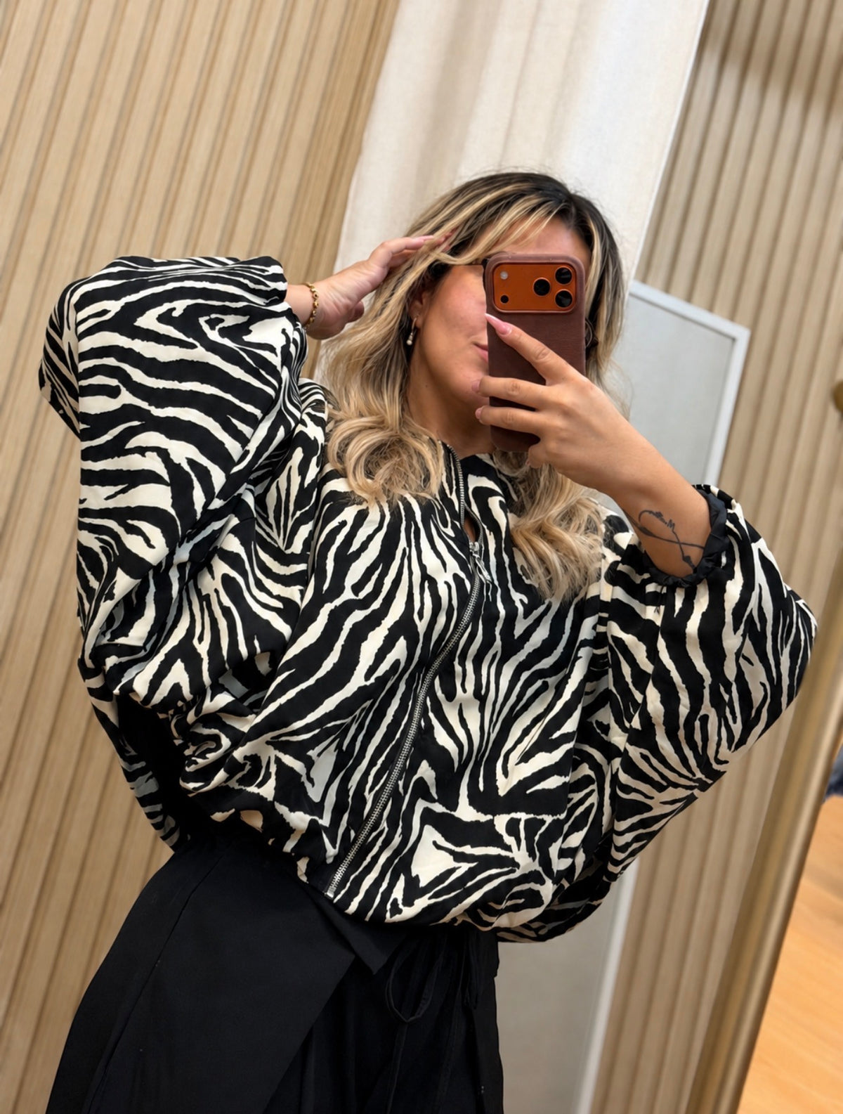BOMBER ANIMAL PRINT